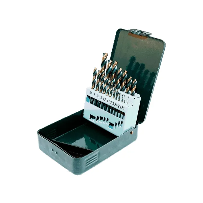 19 PIECE FULL GROUND DRILL BIT KIT