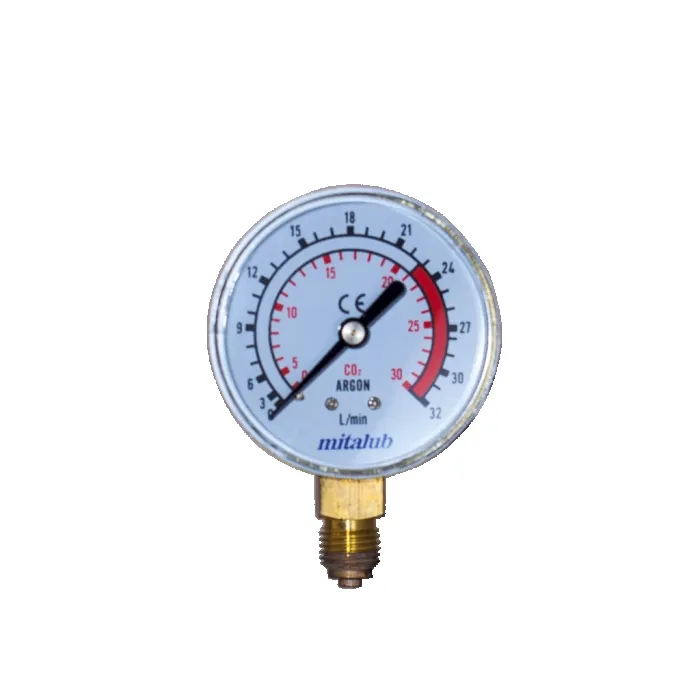 63 MM . 32 LT-MIN ARGON CLOCK LOWER PRESSURE GAUGE