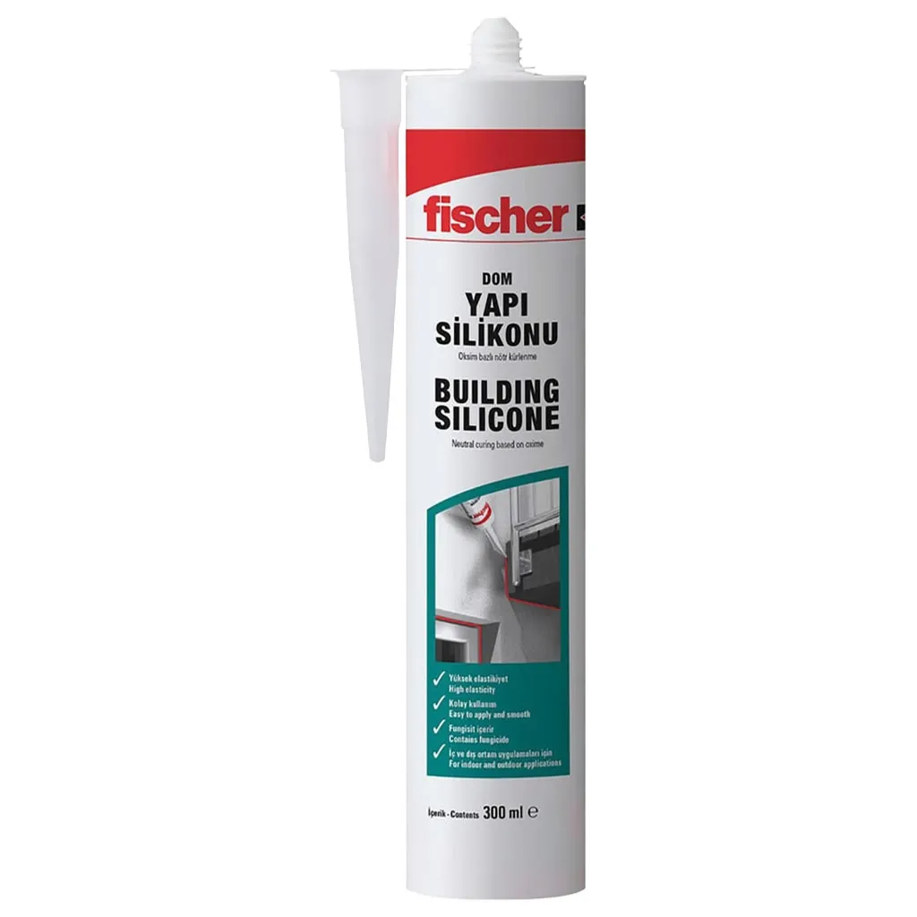 Fischer Building Silicone DOM AGR 300ml Anthracite Grey